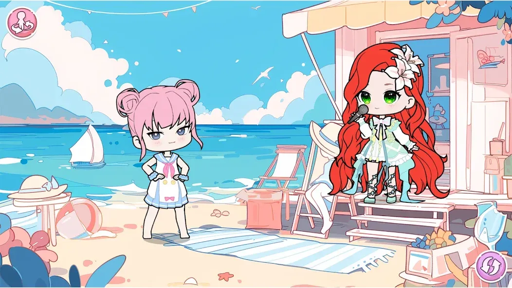 YOYO Doll School life Dress up [MOD: безлимитные деньги и все наряды] Screenshot 5