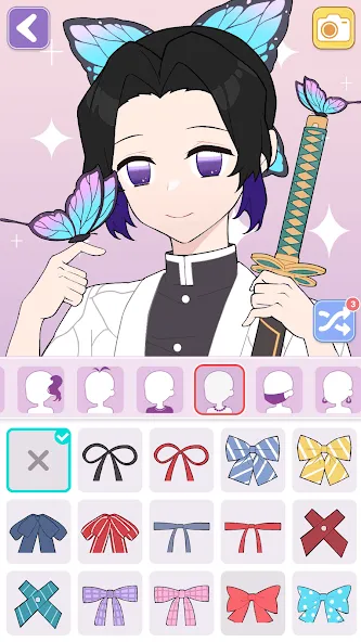 Vlinder Avatar Maker: dress up [MOD: безлимитные монеты и все наряды] Screenshot 4