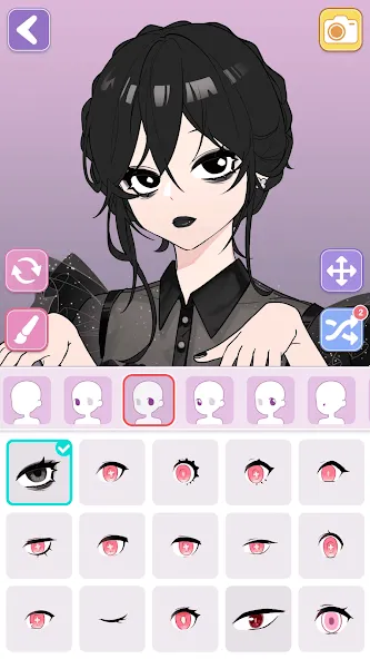 Vlinder Avatar Maker: dress up [MOD: безлимитные монеты и все наряды] Screenshot 5
