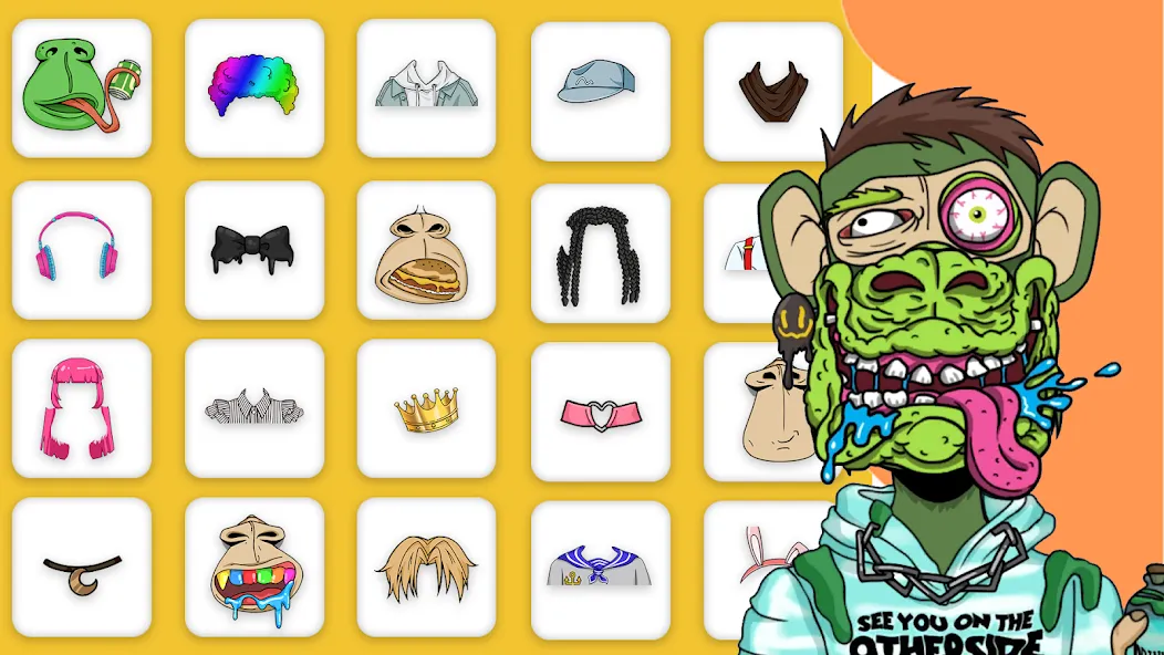 Bored Ape Creator - NFT Art [MOD: открыты все функции редактора] Screenshot 1