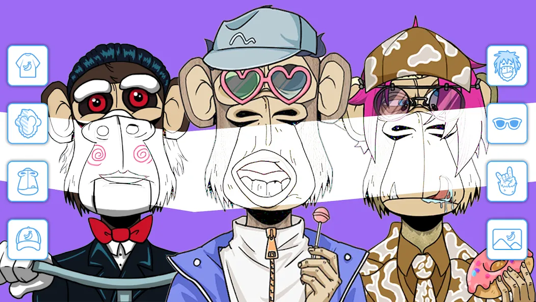 Bored Ape Creator - NFT Art [MOD: открыты все функции редактора] Screenshot 3