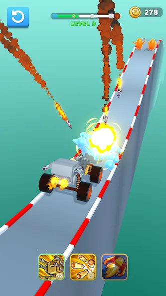 Drive &amp; Survive [MOD: безлимитные деньги и улучшенные машины] Screenshot 3