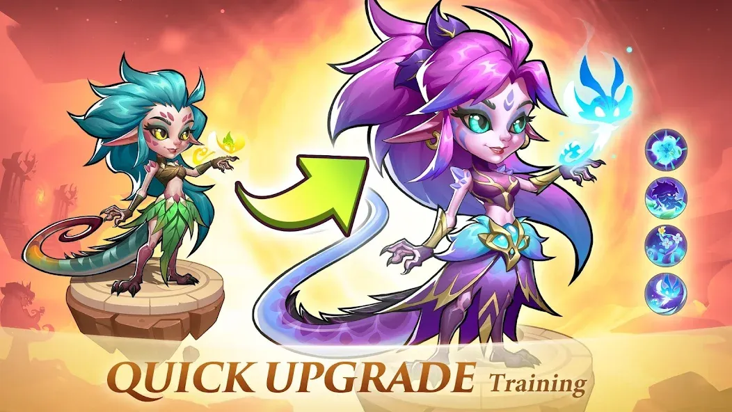 Idle Heroes [MOD: безлимитные ресурсы и усиленные герои] Screenshot 1