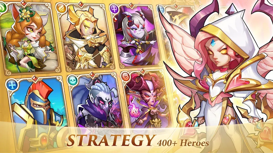 Idle Heroes [MOD: безлимитные ресурсы и усиленные герои] Screenshot 2