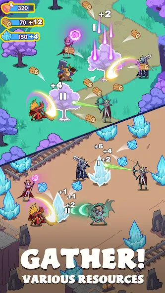 Dawn Heroes [MOD: много денег и усиленные герои] Screenshot 1