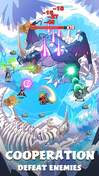 Dawn Heroes [MOD: много денег и усиленные герои] Screenshot 4