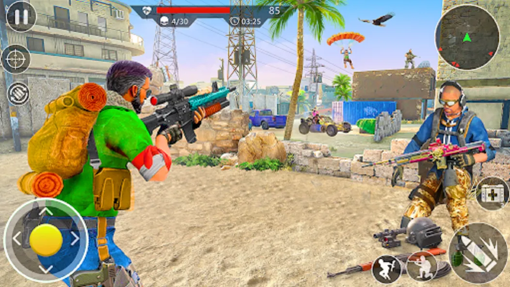 Elite Commando Shooting Games [MOD: безлимитные патроны и оружие открыто] Screenshot 5