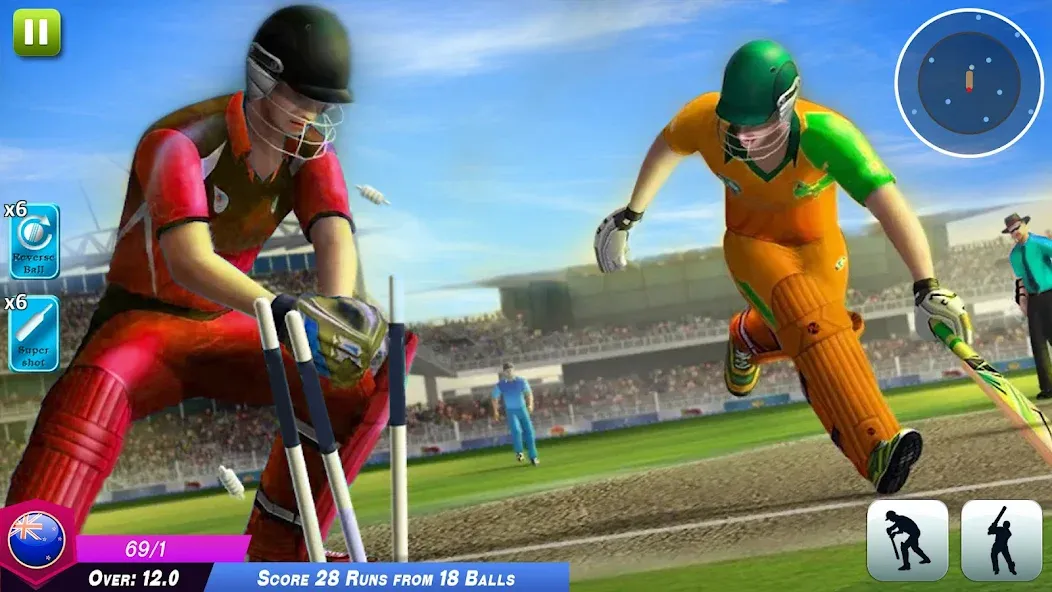 World Cricket Games Offline [MOD: безлимитные деньги и энергия] Screenshot 4