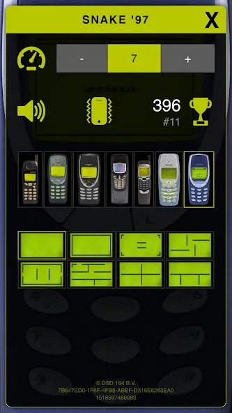 Snake '97: retro phone classic [MOD: классический змей без рекламы] Screenshot 3