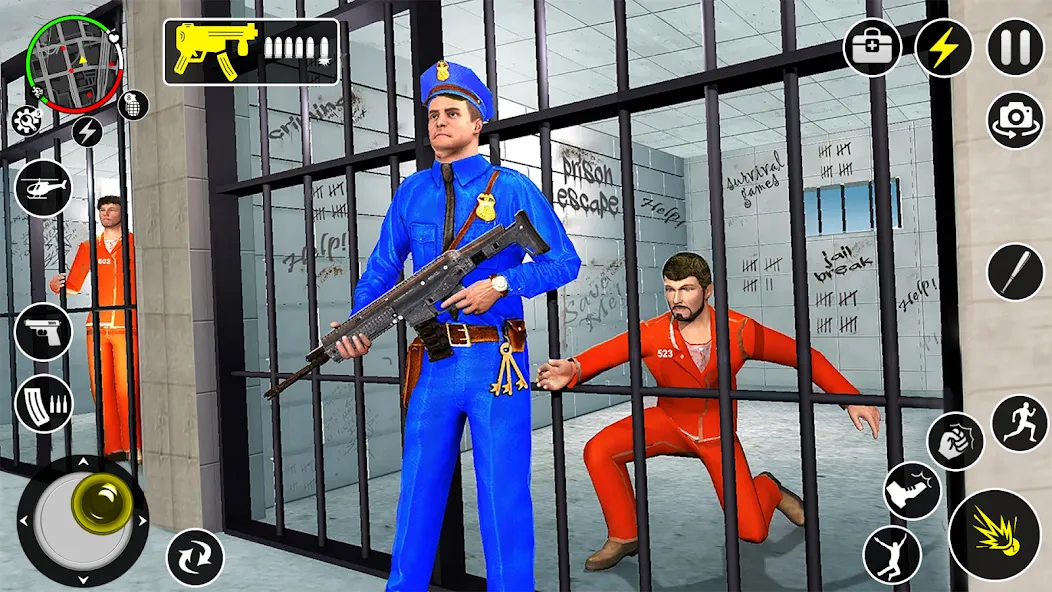 Grand Jailbreak Prison Escape [MOD: без рекламы и много денег] Screenshot 5