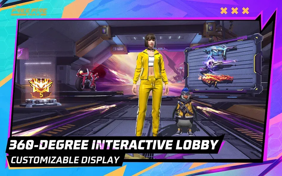 Free Fire MAX [MOD: улучшенная графика и безлимитные ресурсы] Screenshot 4