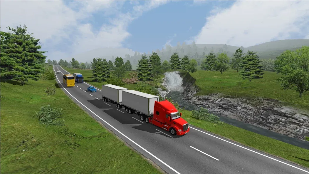Universal Truck Simulator [MOD: безлимитные деньги и топливо] Screenshot 3
