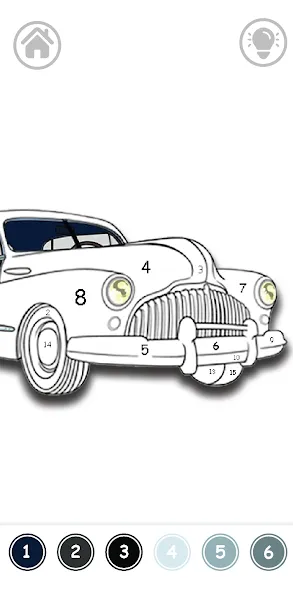 Cars Color By Number [MOD: все раскраски разблокированы] Screenshot 3