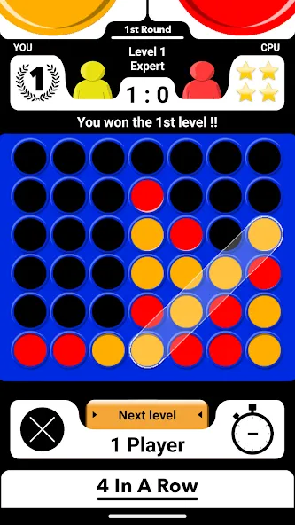 4 In A Row Board Game [MOD: безлимитные ходы и открыты все уровни] Screenshot 2