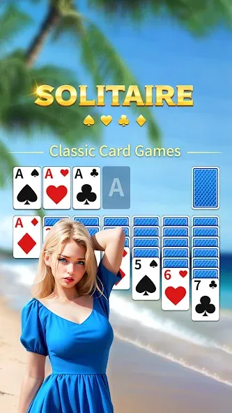Solitaire Classic:Card Game [MOD: безлимитные подсказки и отмена ходов] Screenshot 1