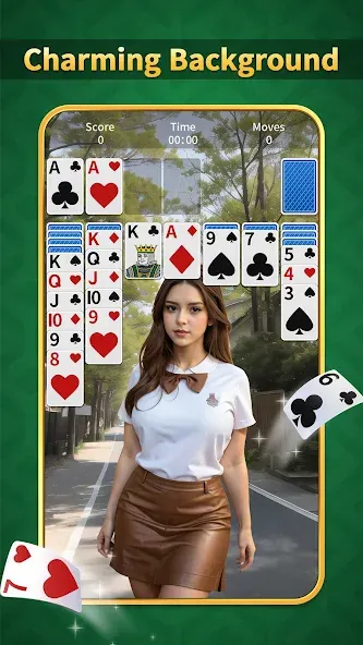 Solitaire Classic:Card Game [MOD: безлимитные подсказки и отмена ходов] Screenshot 3