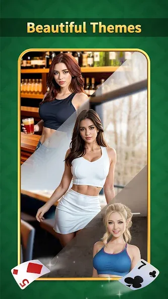 Solitaire Classic:Card Game [MOD: безлимитные подсказки и отмена ходов] Screenshot 4