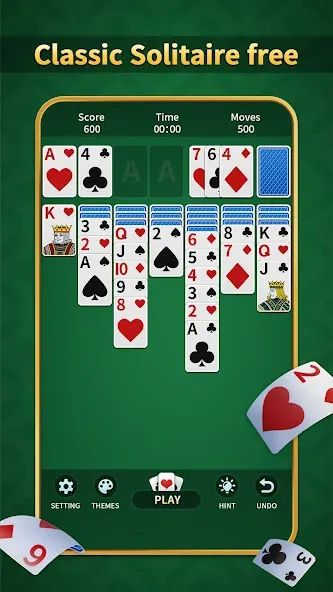Solitaire Classic:Card Game [MOD: безлимитные подсказки и отмена ходов] Screenshot 5