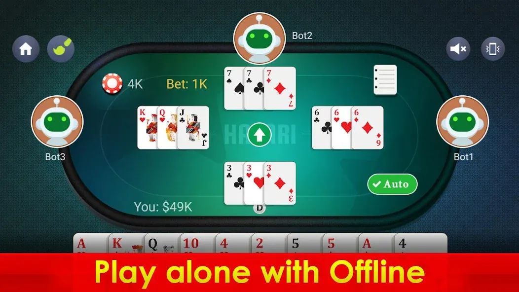 Hazari - 1000 Points Card Game [MOD: безлимитные монеты и бонусы] Screenshot 3