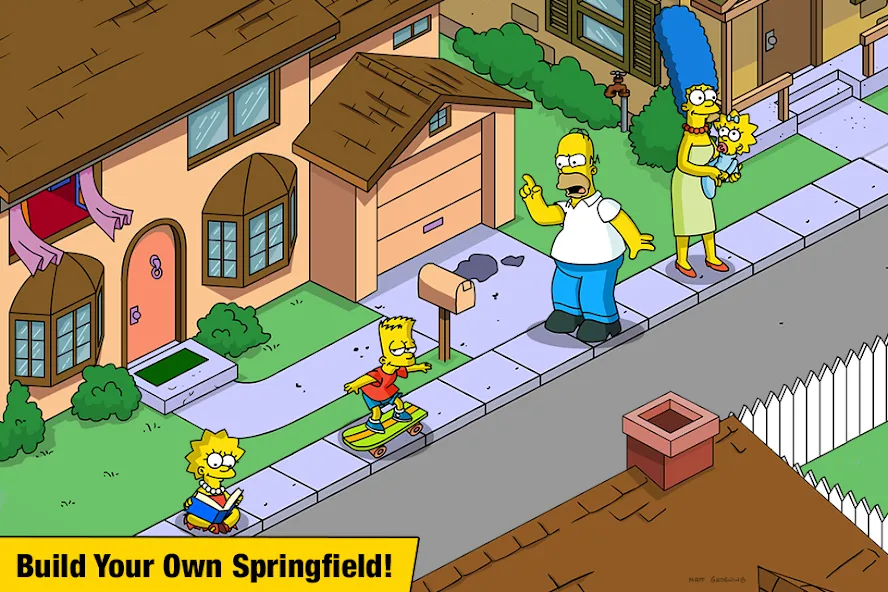The Simpsons™:  Tapped Out [MOD: безлимитные деньги и ресурсы] Screenshot 1