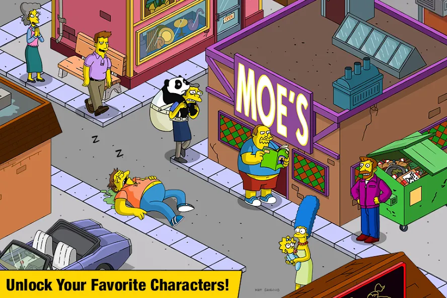 The Simpsons™:  Tapped Out [MOD: безлимитные деньги и ресурсы] Screenshot 2