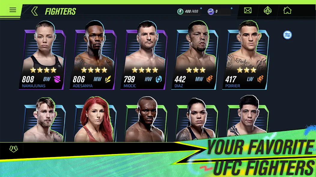 EA SPORTS™ UFC® Mobile 2 [MOD: безлимитные деньги и энергия] Screenshot 2