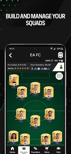 EA SPORTS FC™ 24 Companion [MOD: неограниченные монеты и быстрый прогресс] Screenshot 3