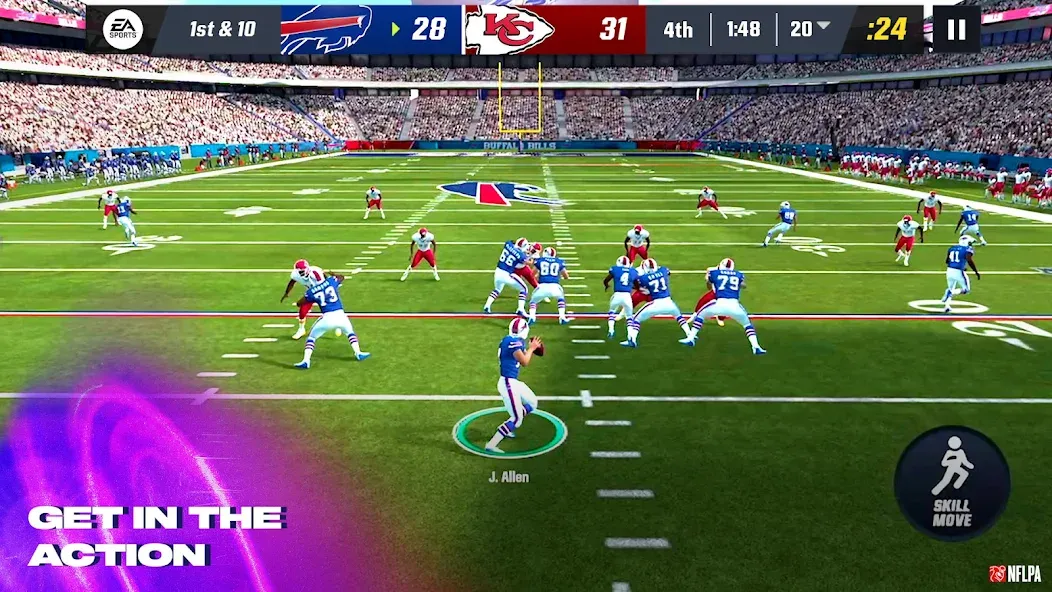 Madden NFL 24 Mobile Football [MOD: безлимитные деньги и энергия] Screenshot 1
