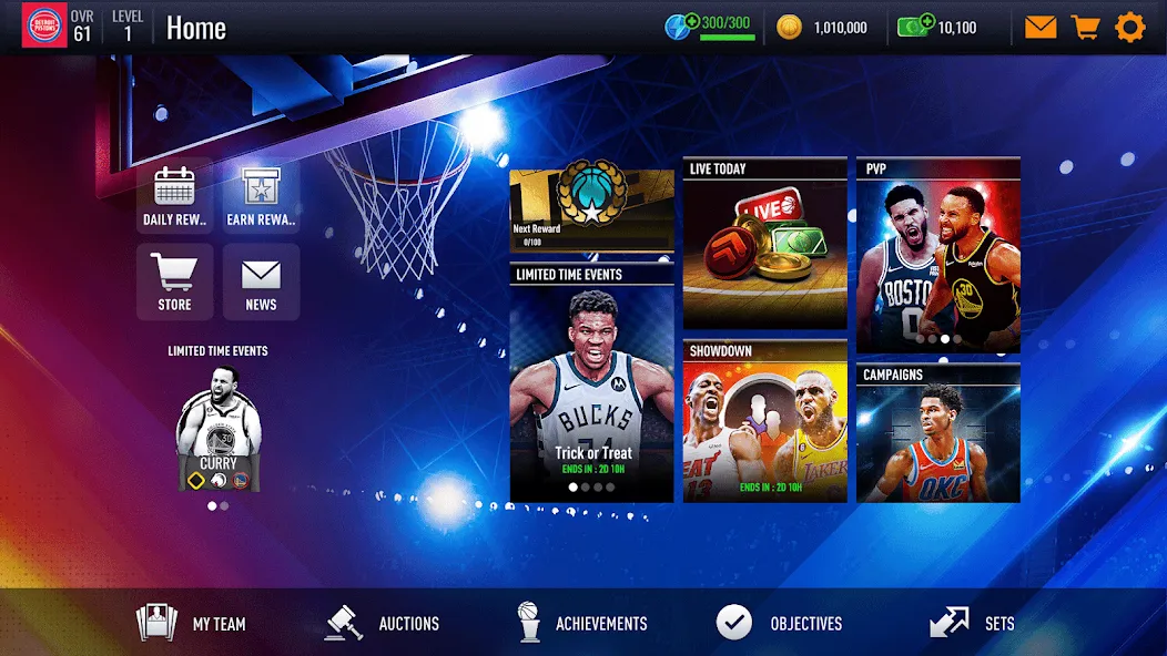 NBA Live Asia [MOD: безлимитные деньги и все игроки открыты] Screenshot 3