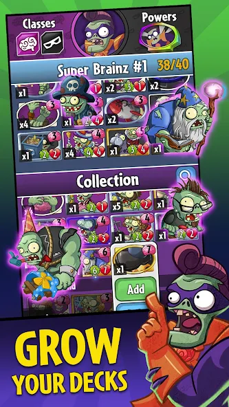 Plants vs. Zombies™ Heroes [MOD: безлимитные деньги и все герои] Screenshot 2