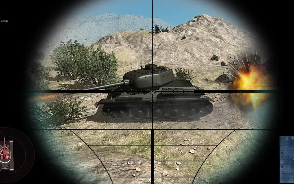 Real Tank Battle : War Machine [MOD: безлимитные деньги и мощные танки] Screenshot 2
