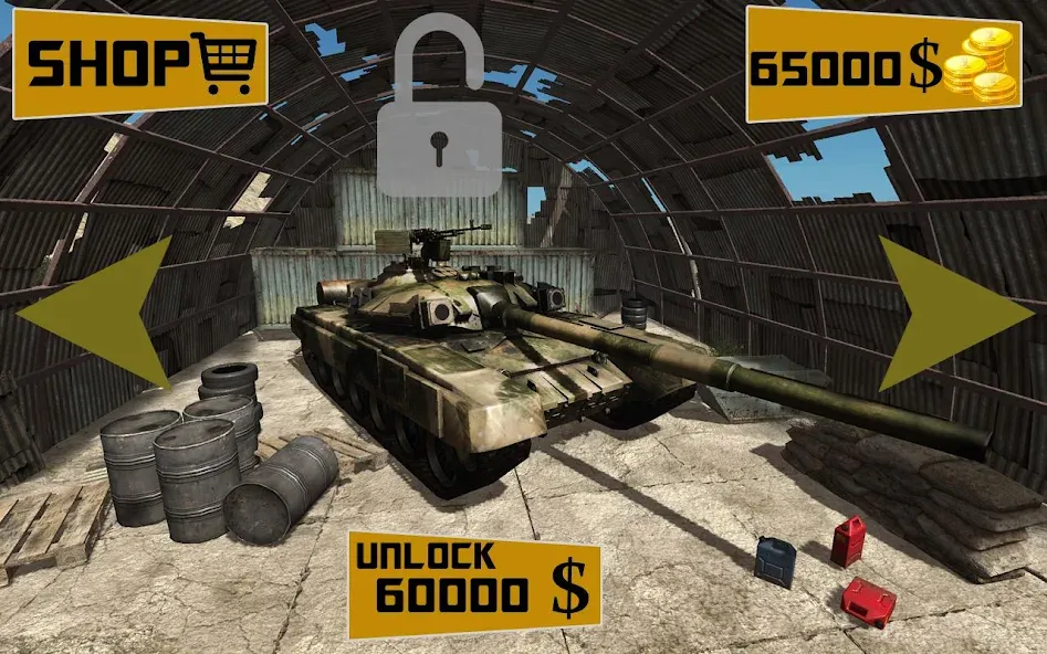 Real Tank Battle : War Machine [MOD: безлимитные деньги и мощные танки] Screenshot 3