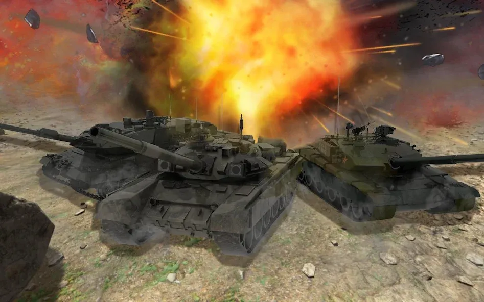 Real Tank Battle : War Machine [MOD: безлимитные деньги и мощные танки] Screenshot 4