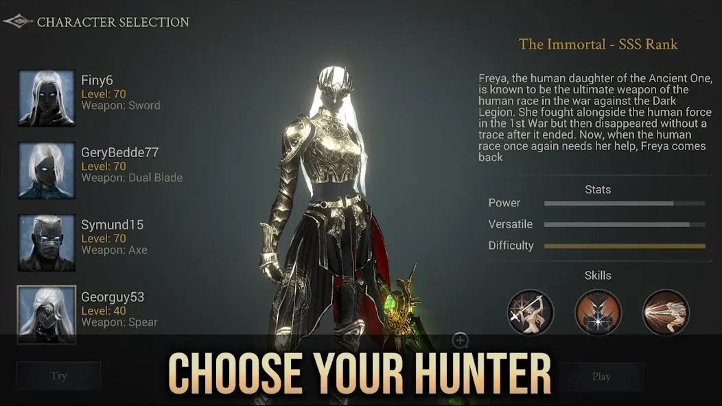 Demon Hunter: Premium [MOD: безлимитные деньги и открытые уровни] Screenshot 2