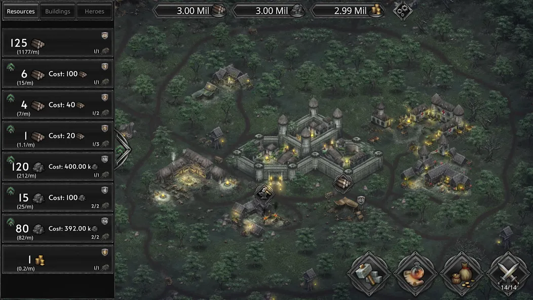 Champions of Avan - Idle RPG [MOD: безлимитные ресурсы и усиленные герои] Screenshot 2