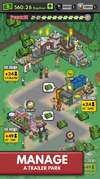 Trailer Park Boys:Greasy Money [MOD: безлимитные деньги и ресурсы] Screenshot 1