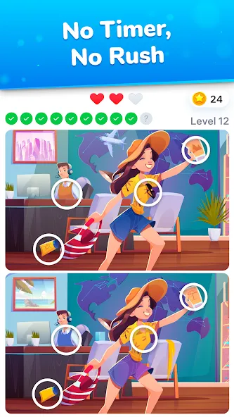 Differences - find &amp; spot them [MOD: без рекламы и подсказки доступны] Screenshot 3