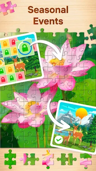 Jigsaw Puzzles - Puzzle Games [MOD: без рекламы и все пазлы открыты] Screenshot 4