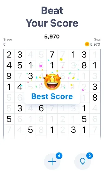 Number Match - Number Games [MOD: без рекламы и бесконечные подсказки] Screenshot 2