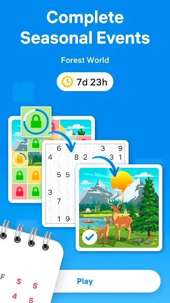 Number Match - Number Games [MOD: без рекламы и бесконечные подсказки] Screenshot 4