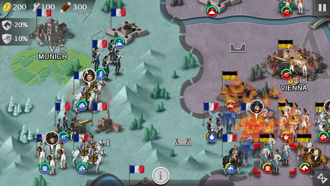 European War 4 : Napoleon [MOD: безлимитные деньги и все генералы] Screenshot 3