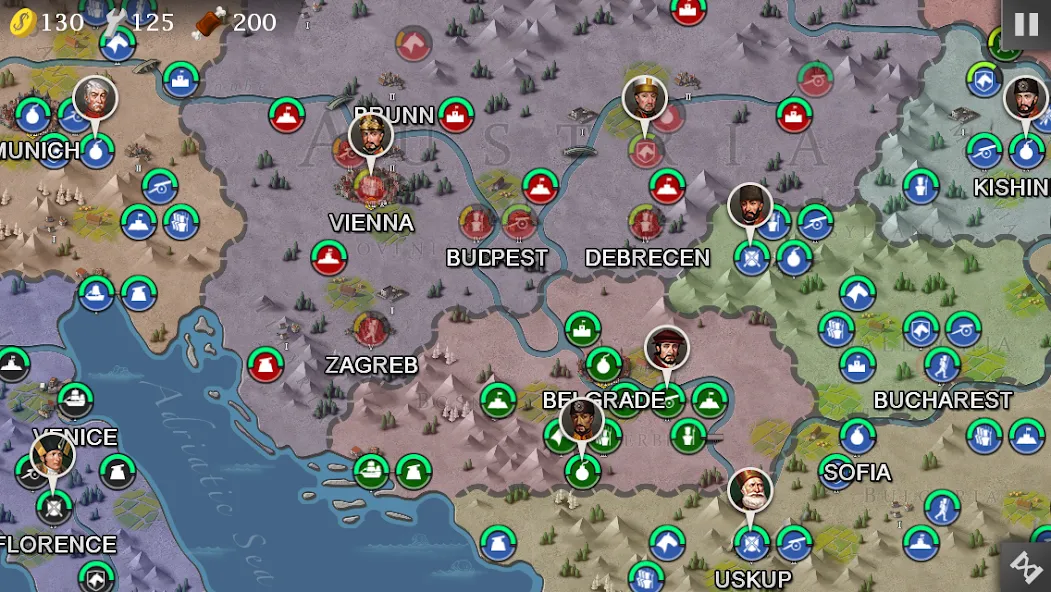 European War 4 : Napoleon [MOD: безлимитные деньги и все генералы] Screenshot 5
