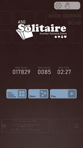 Solitaire - ASG [MOD: без рекламы и безлимитные подсказки] Screenshot 1