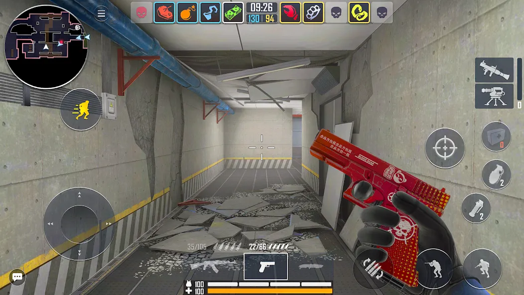 Fire Strike - Gun Shooter FPS [MOD: безлимитные боеприпасы и оружие] Screenshot 2