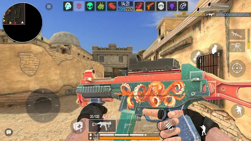 Fire Strike - Gun Shooter FPS [MOD: безлимитные боеприпасы и оружие] Screenshot 5