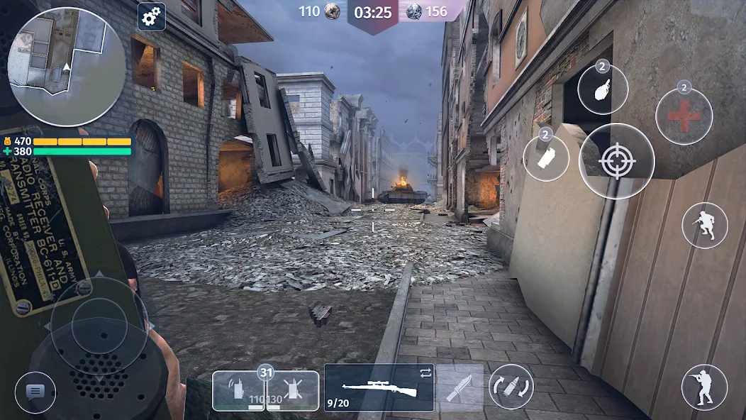 World War 2: Shooting Games [MOD: безлимитные патроны и все оружие] Screenshot 2