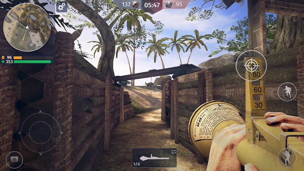 World War 2: Shooting Games [MOD: безлимитные патроны и все оружие] Screenshot 4