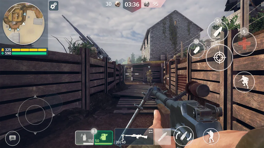 World War 2: Shooting Games [MOD: безлимитные патроны и все оружие] Screenshot 5