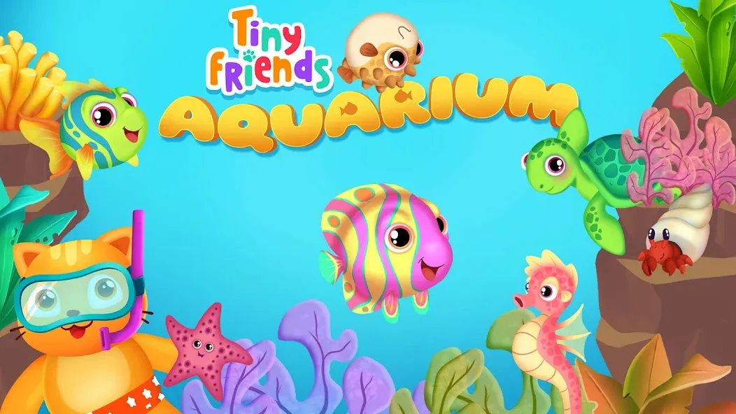 Baby Aquarium - Fish game [MOD: без рекламы и все рыбки открыты] Screenshot 4