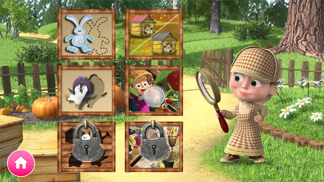 Masha and the Bear Educational [MOD: все обучающие задания открыты] Screenshot 1